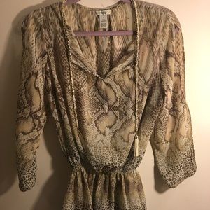 Cache Snake skin Blouse